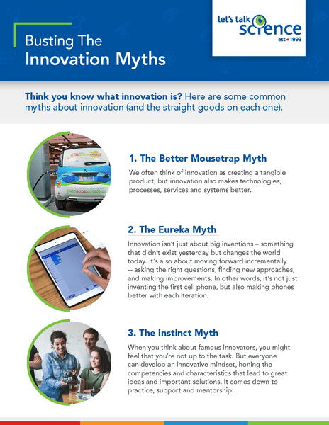 Mission: Innovation - Let's Talk Science